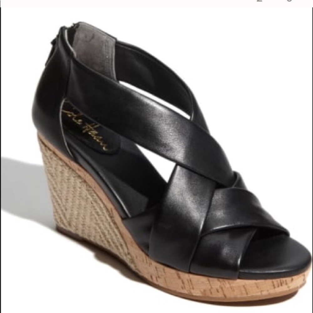 Cole Haan Air Defina Cork & Jute Wedge Sandal